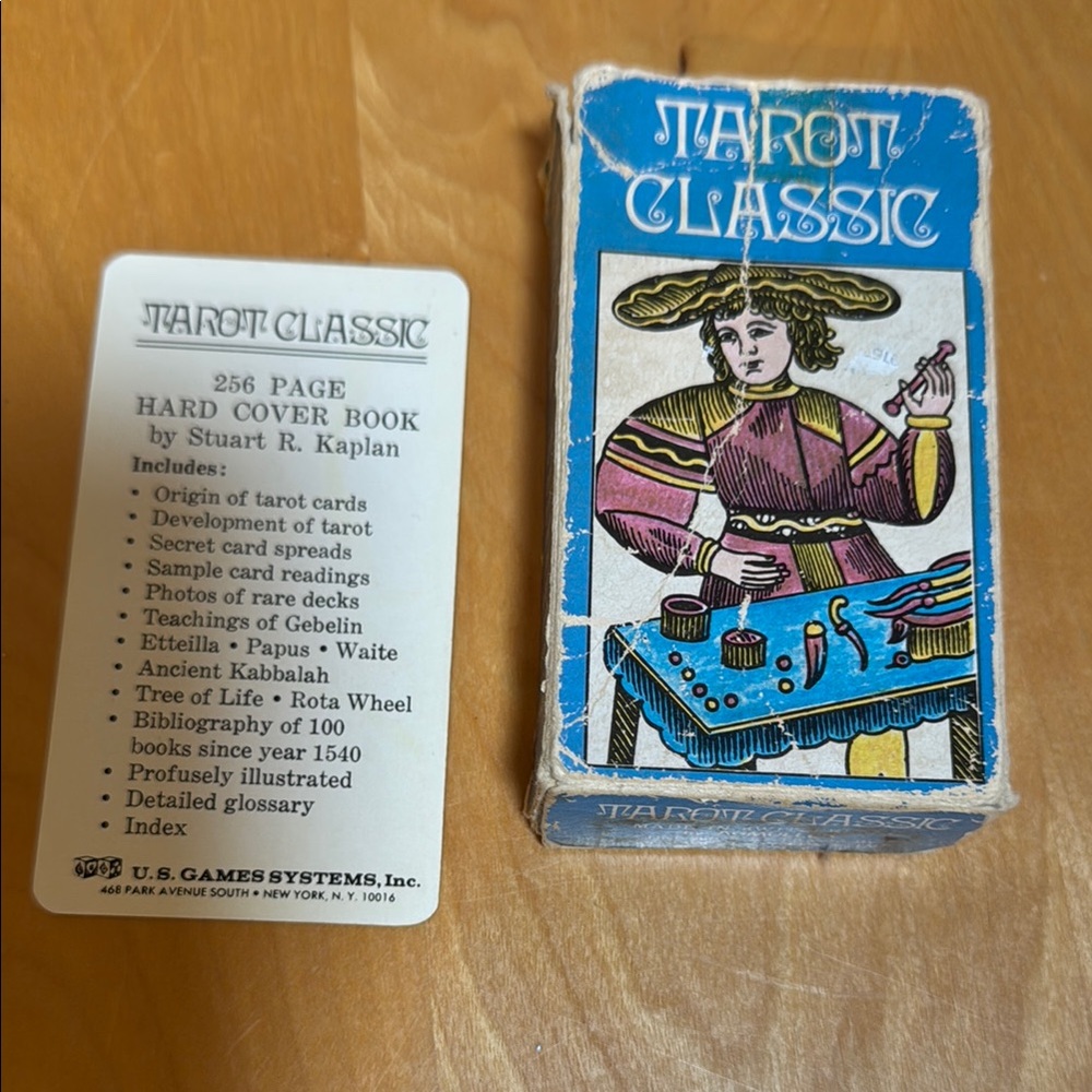 Tarot Classic Deck - Blue and Purple